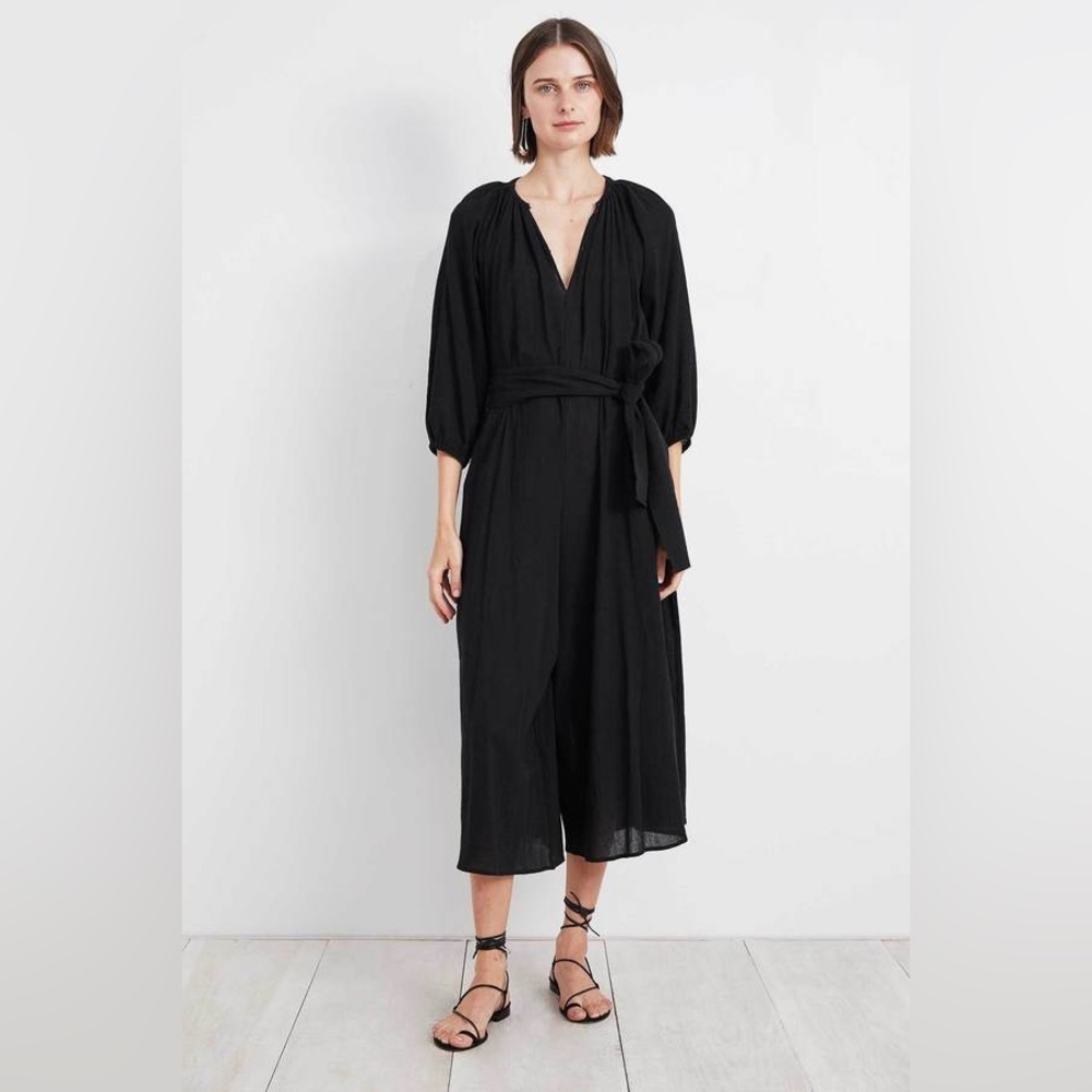 Apiece Apart Isla Jumpsuit, Black, Size 0
